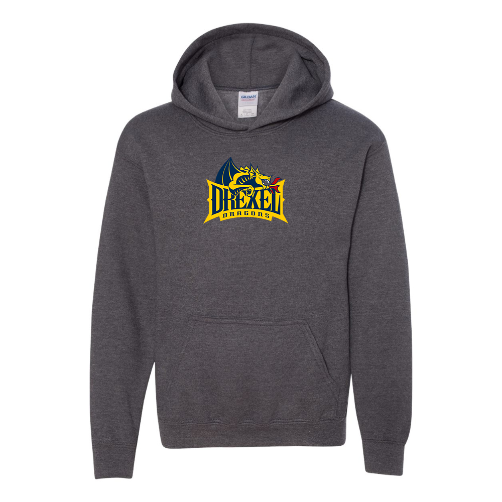Youth  Drexel Dragons  Gildan Heavy Blend  Hooded Sweatshirt