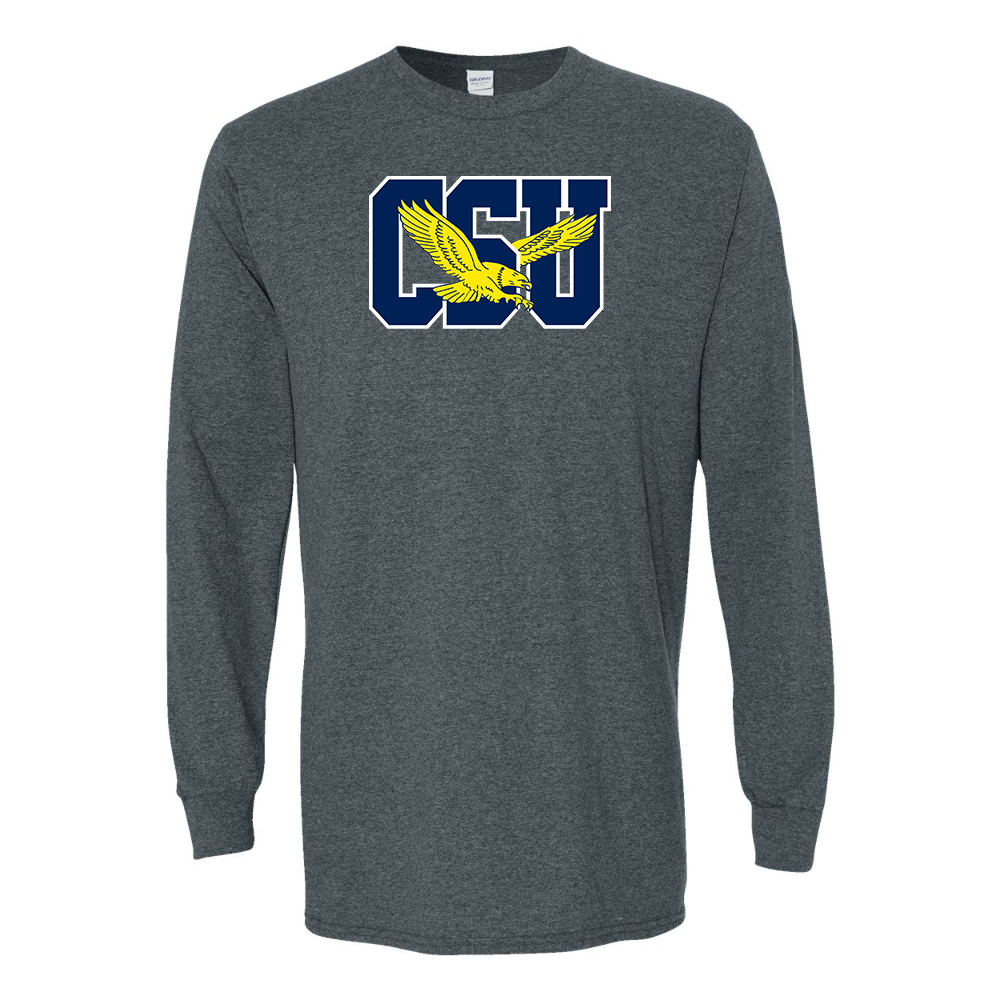 Men's Coppin State Eagles Gildan Heavy Cotton Long Sleeve T-Shirt