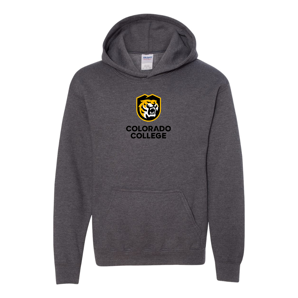 Youth  Colorado College Tigers  Gildan Heavy Blend  Hooded Sweatshirt
