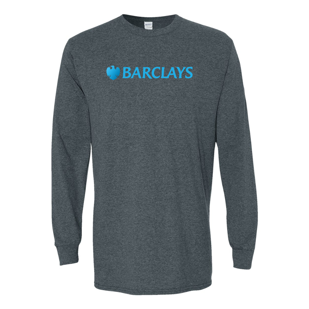 Men's  Barclays Gildan Heavy Cotton Long Sleeve T-Shirt