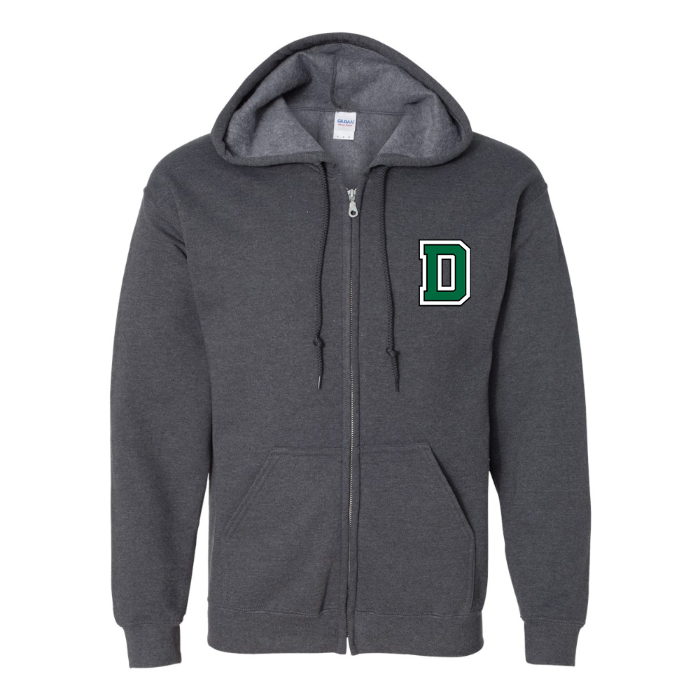 Men's Dartmouth Big Green  Gildan  Heavy Blend Full Zip Hooded Sweatshirt