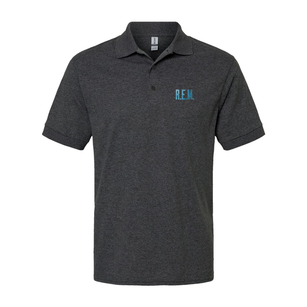 Men's  R.E.M. Blue Dry Blend Jersey Polo