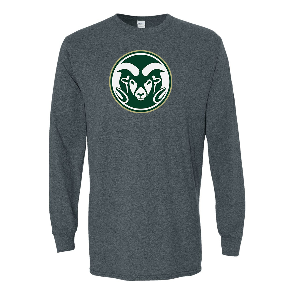 Men's  Colorado State Rams Gildan Heavy Cotton Long Sleeve T-Shirt