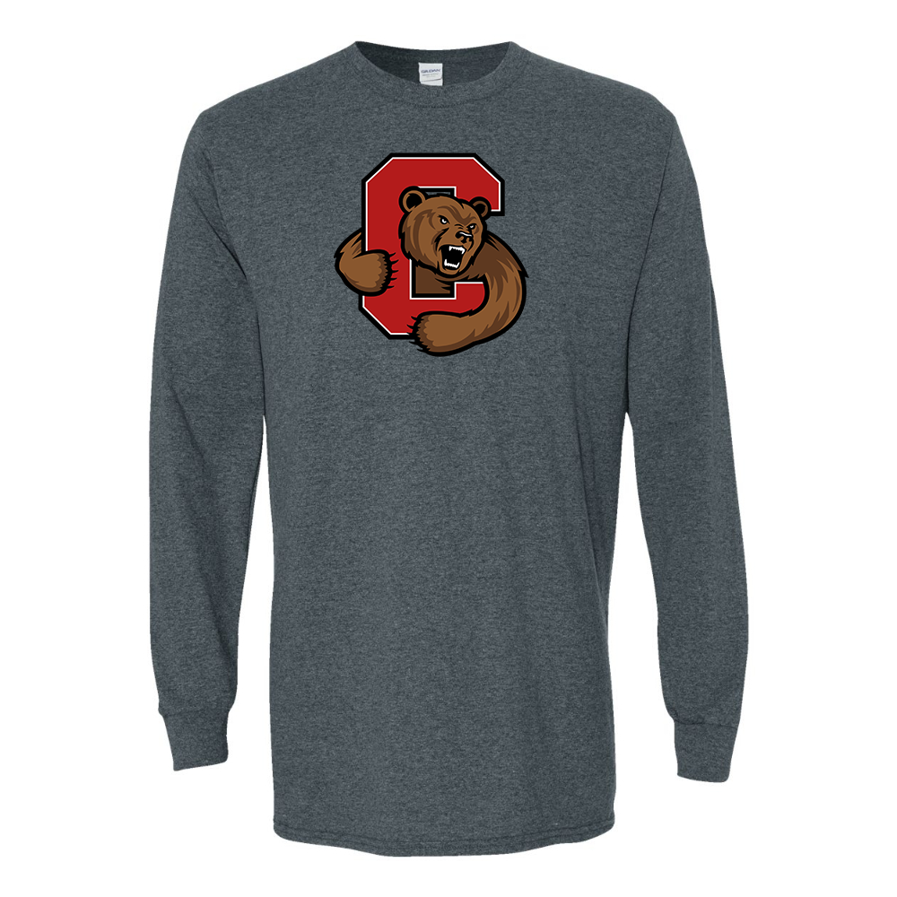 Men's Cornell Big Red Gildan Heavy Cotton Long Sleeve T-Shirt