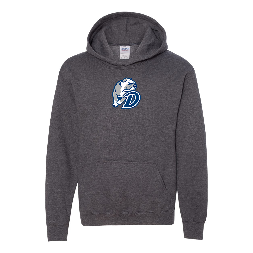 Youth Drake Bulldogs  Gildan Heavy Blend  Hooded Sweatshirt