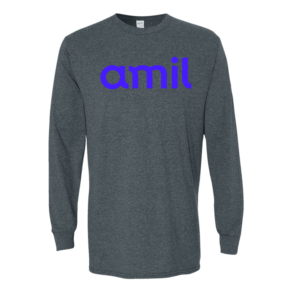 Men's Amil Gildan Heavy Cotton Long Sleeve T-Shirt