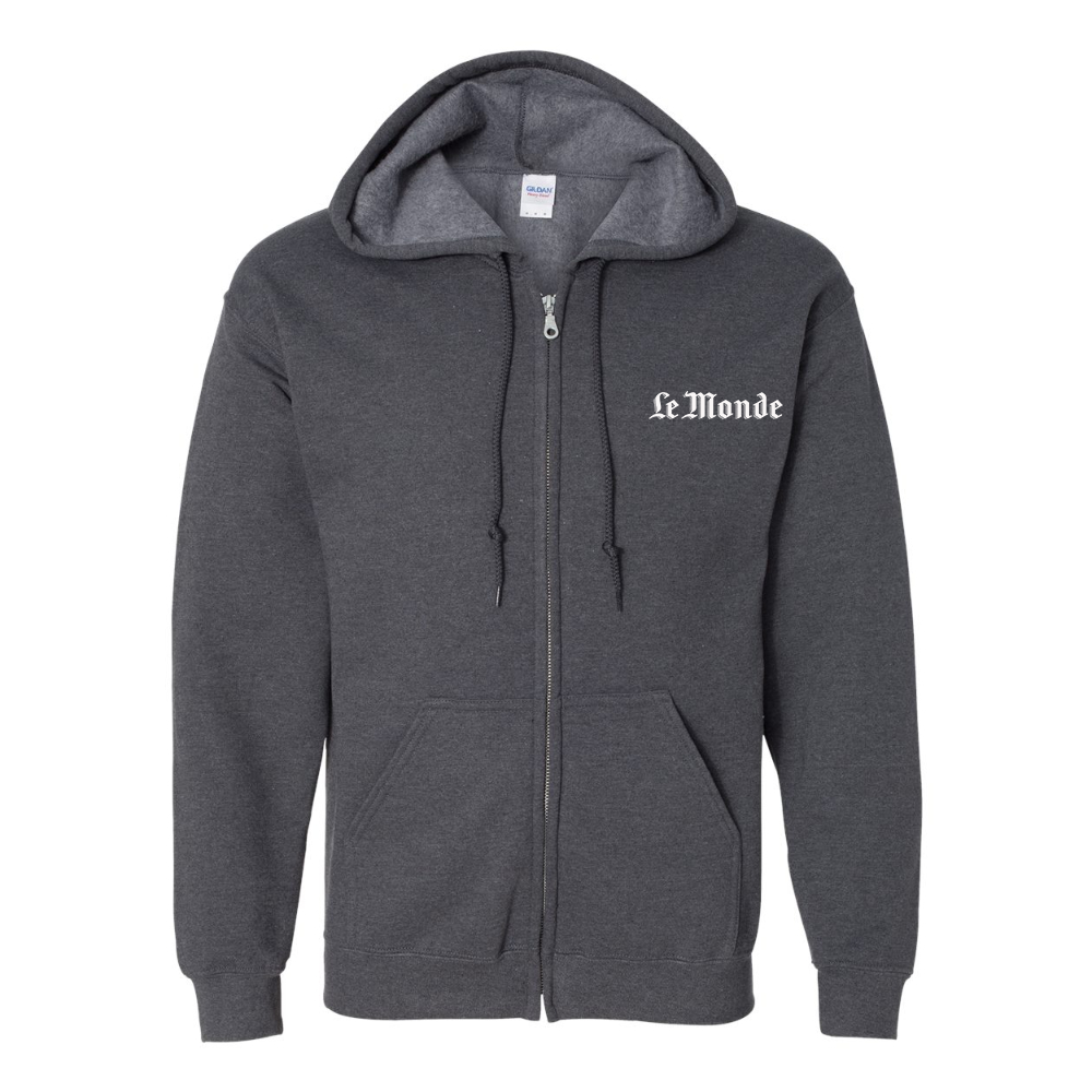 Men's Le Monde  Gildan  Heavy Blend Full Zip Hooded Sweatshirt