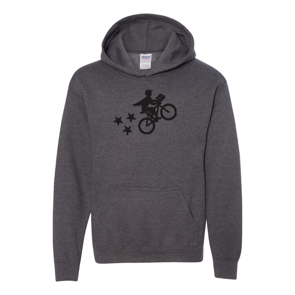Youth  Postmates Bike Gildan Heavy Blend  Hooded Sweatshirt