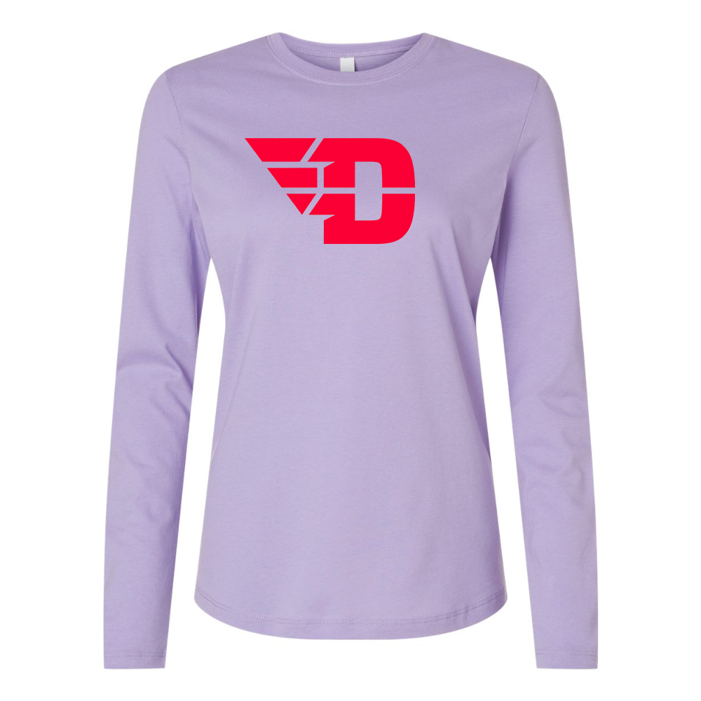 BELLA CANVAS  Dayton Flyers Jersey Long Sleeve Tee