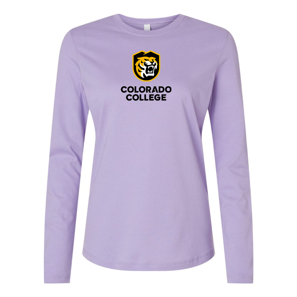 BELLA CANVAS  Colorado College Tigers Jersey Long Sleeve Tee
