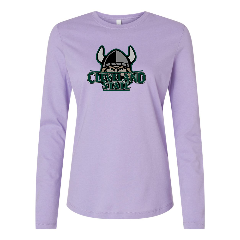 BELLA CANVAS Cleveland State Vikings Jersey Long Sleeve Tee