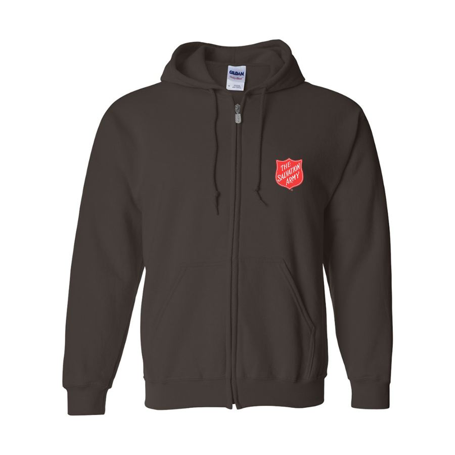 Men's The Salvation Army Gildan  Heavy Blend Full Zip Hooded Sweatshirt