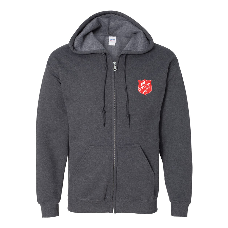 Men's The Salvation Army Gildan  Heavy Blend Full Zip Hooded Sweatshirt