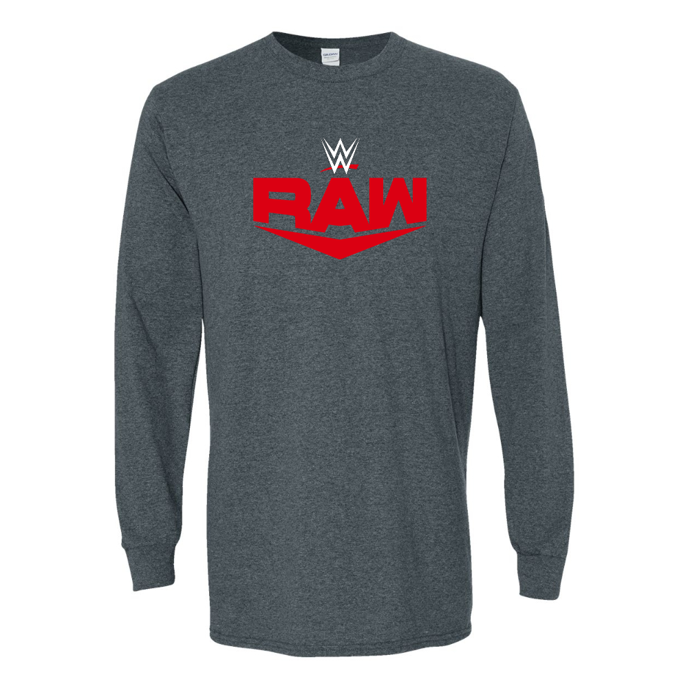 Men's  WWE Raw  Gildan Heavy Cotton Long Sleeve T-Shirt