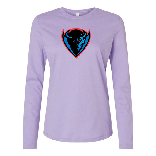 BELLA CANVAS DePaul Blue Demons Jersey Long Sleeve Tee
