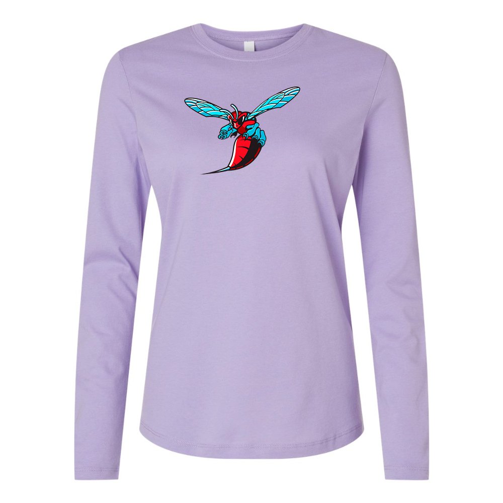 BELLA CANVAS Delaware State Hornets Jersey Long Sleeve Tee