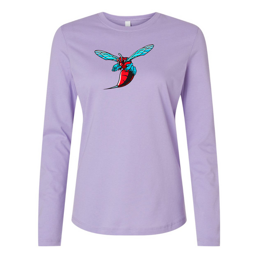 BELLA CANVAS Delaware State Hornets Jersey Long Sleeve Tee
