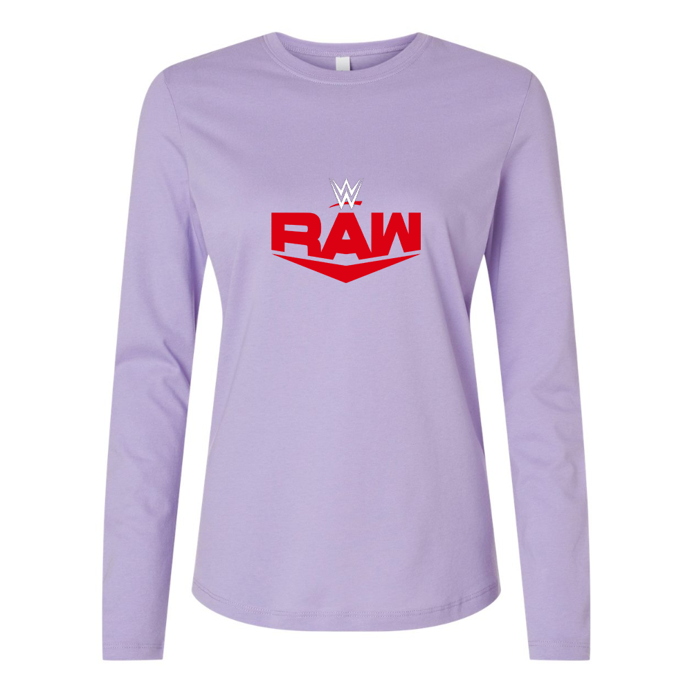 BELLA CANVAS WWE Raw Jersey Long Sleeve Tee