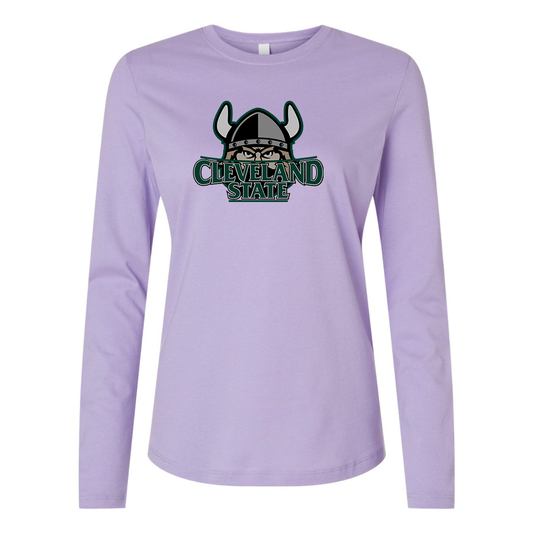 BELLA CANVAS Cleveland State Vikings Jersey Long Sleeve Tee