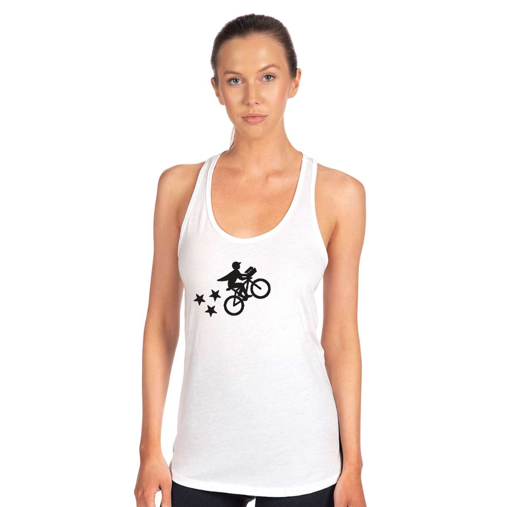 Women's Postmates Bike Next Level Ideal Racerback Tank