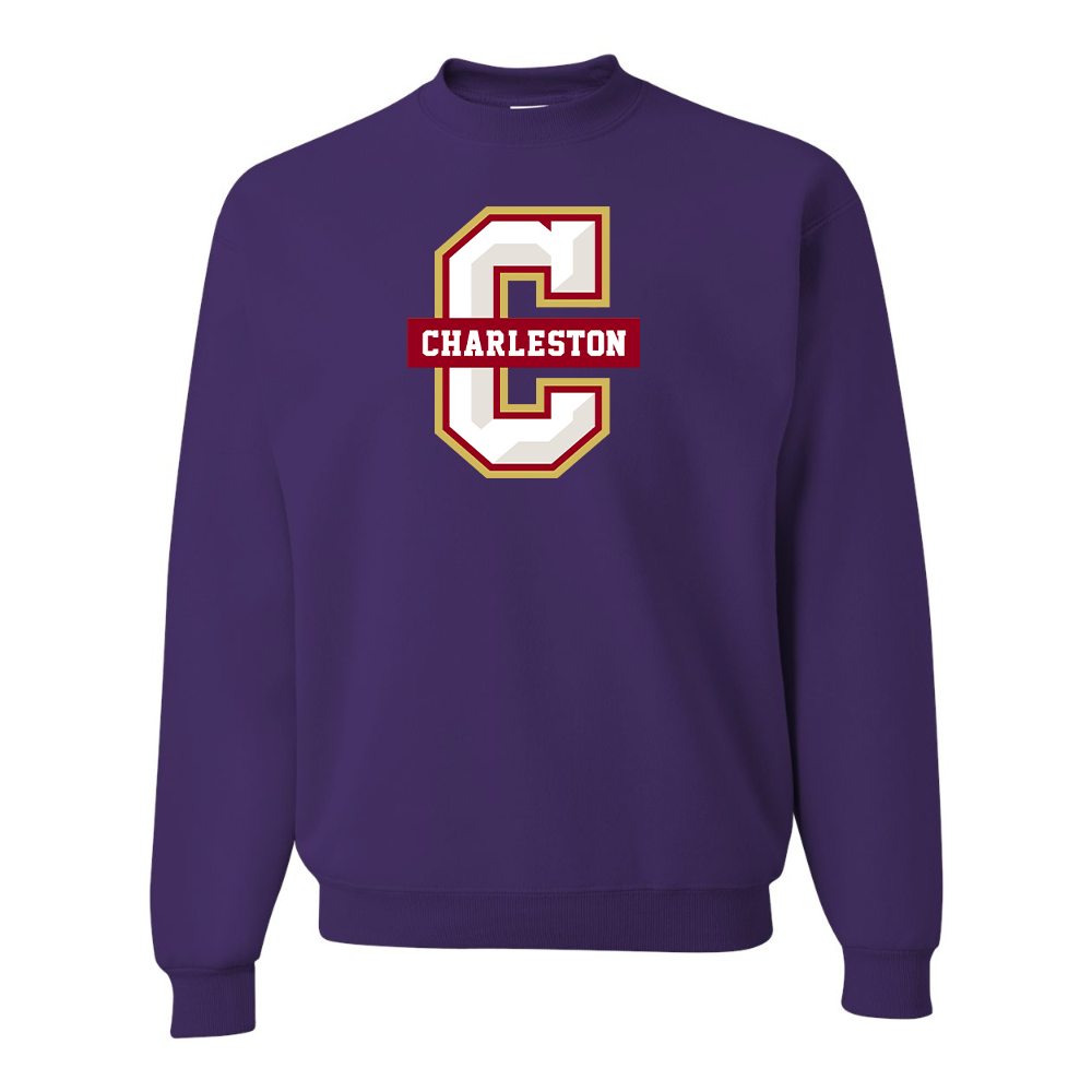 Men's Charleston Cougars JERZEES NuBlend Crewneck Sweatshirt