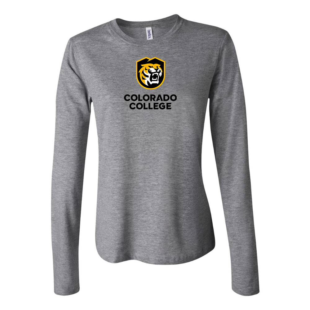 BELLA CANVAS  Colorado College Tigers Jersey Long Sleeve Tee