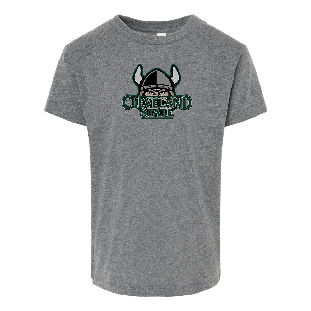 Cleveland State Vikings BELLA  CANVAS Toddler Jersey Tee