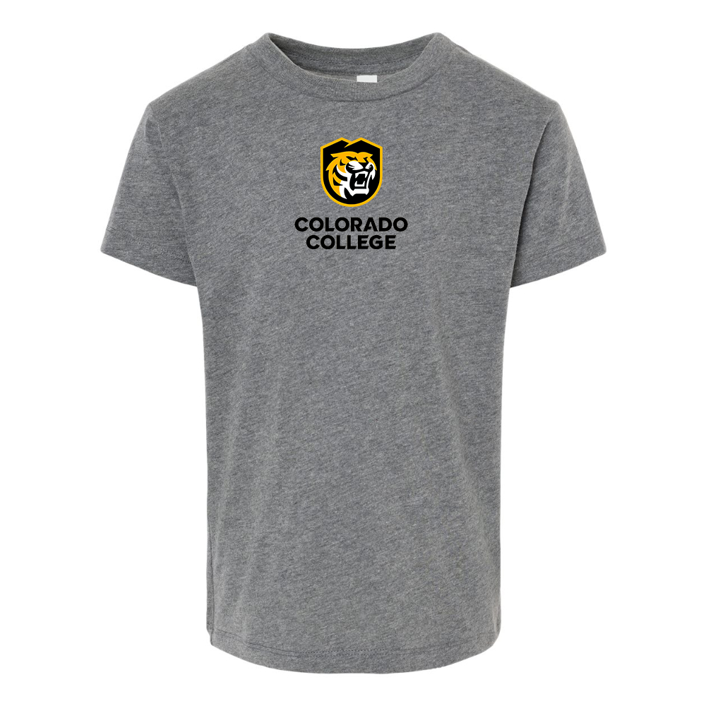 Colorado College Tigers BELLA  CANVAS Toddler Jersey Tee
