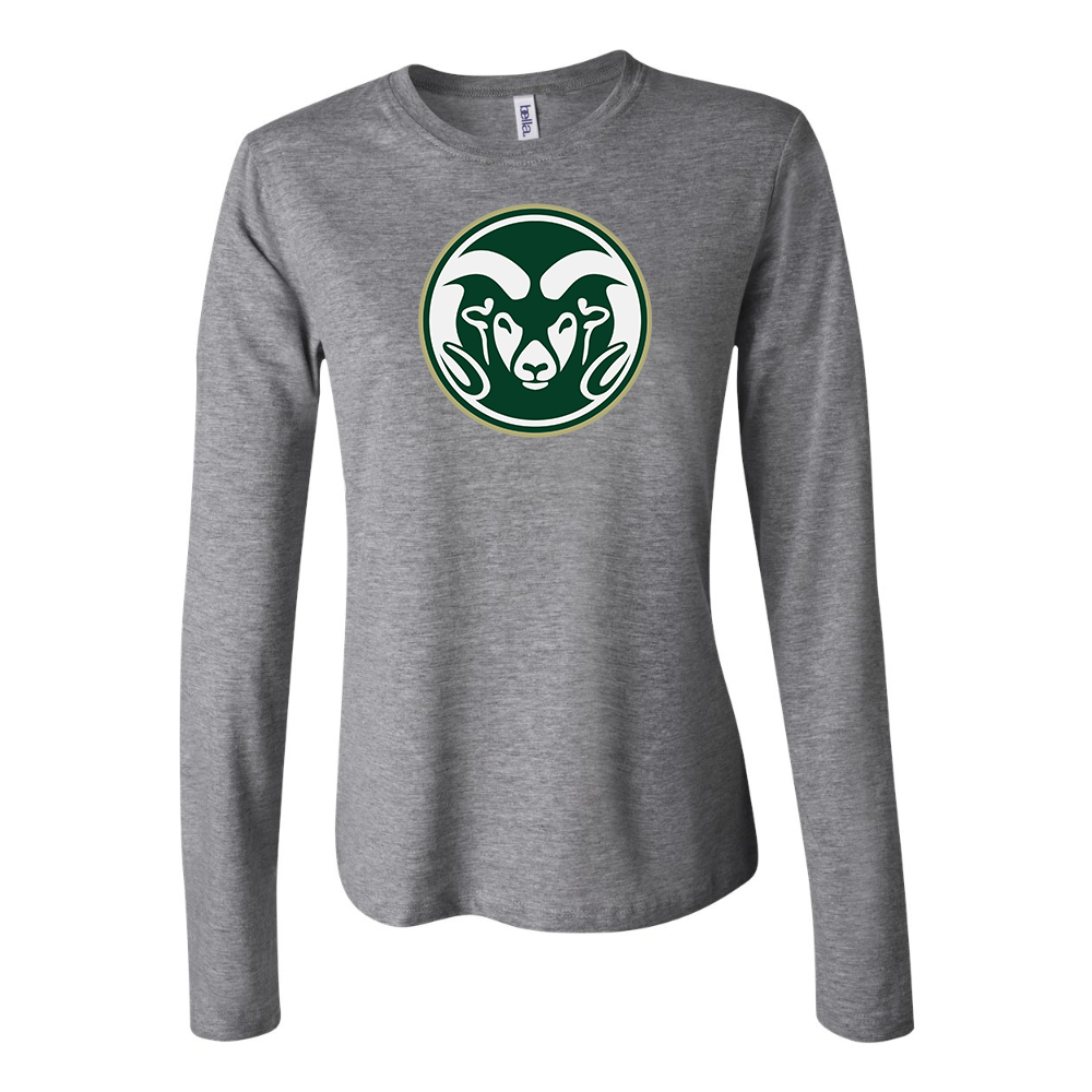 BELLA CANVAS  Colorado State Rams Jersey Long Sleeve Tee