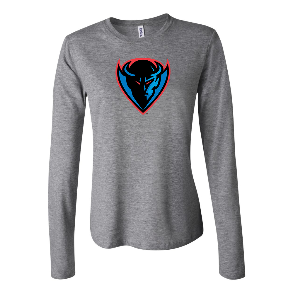 BELLA CANVAS DePaul Blue Demons Jersey Long Sleeve Tee