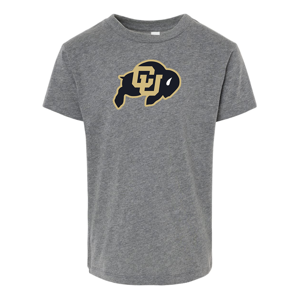 Colorado Buffaloes  BELLA  CANVAS Toddler Jersey Tee