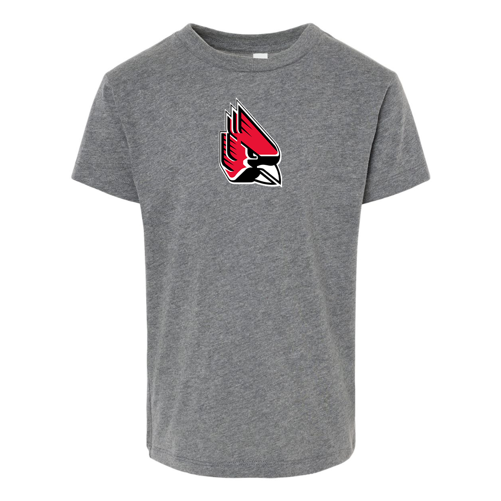 Ball State Cardinals BELLA  CANVAS Toddler Jersey Tee