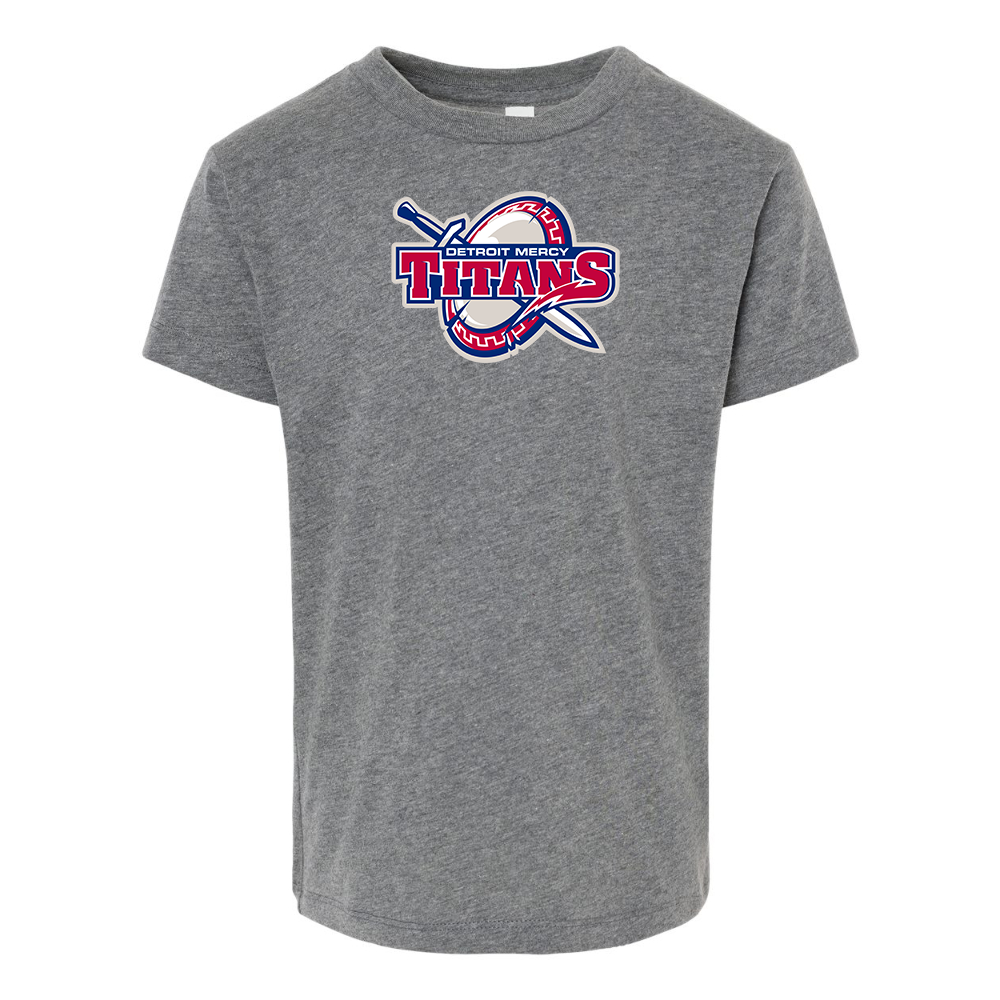 Detroit Titans  BELLA  CANVAS Toddler Jersey Tee