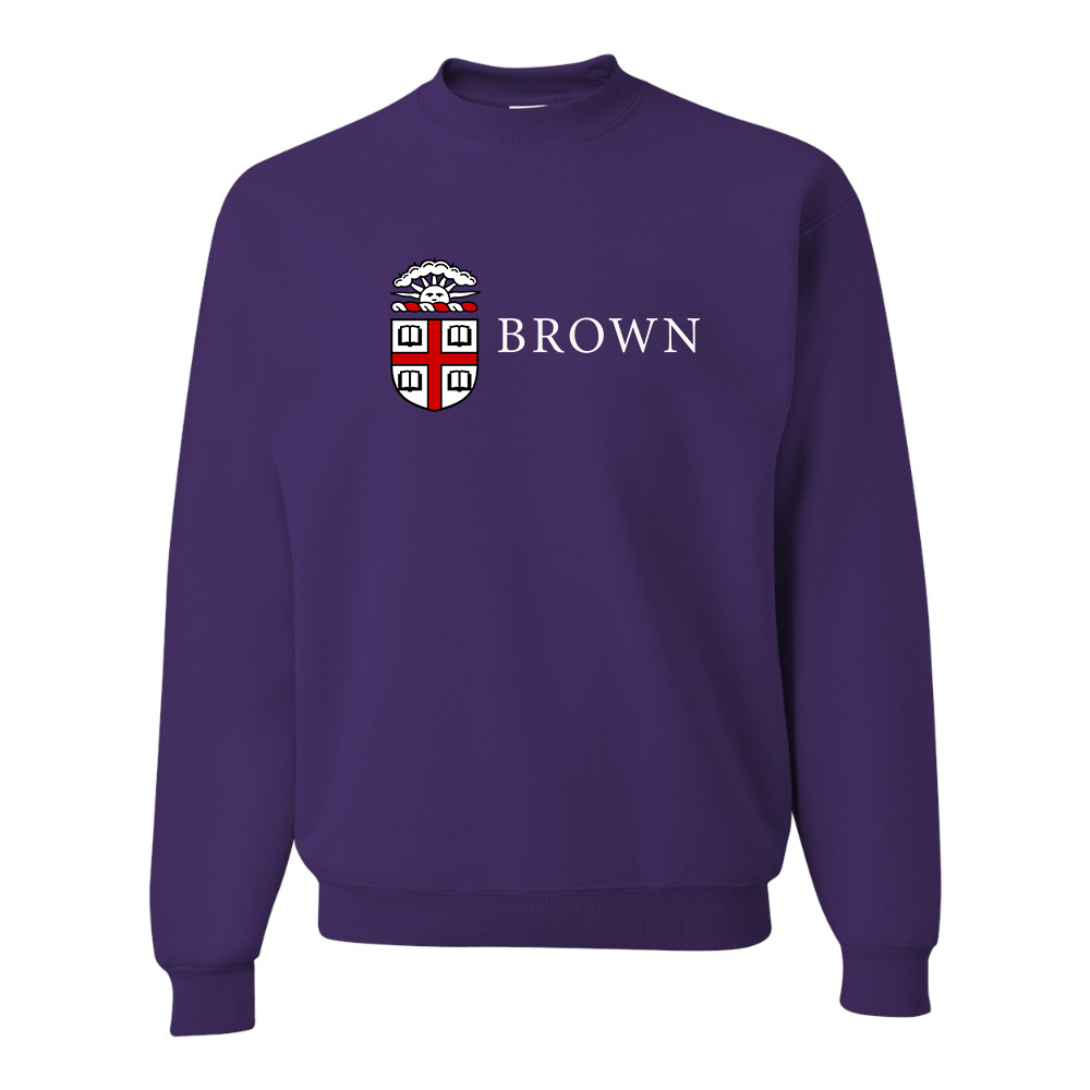 Men's Brown University JERZEES NuBlend Crewneck Sweatshirt