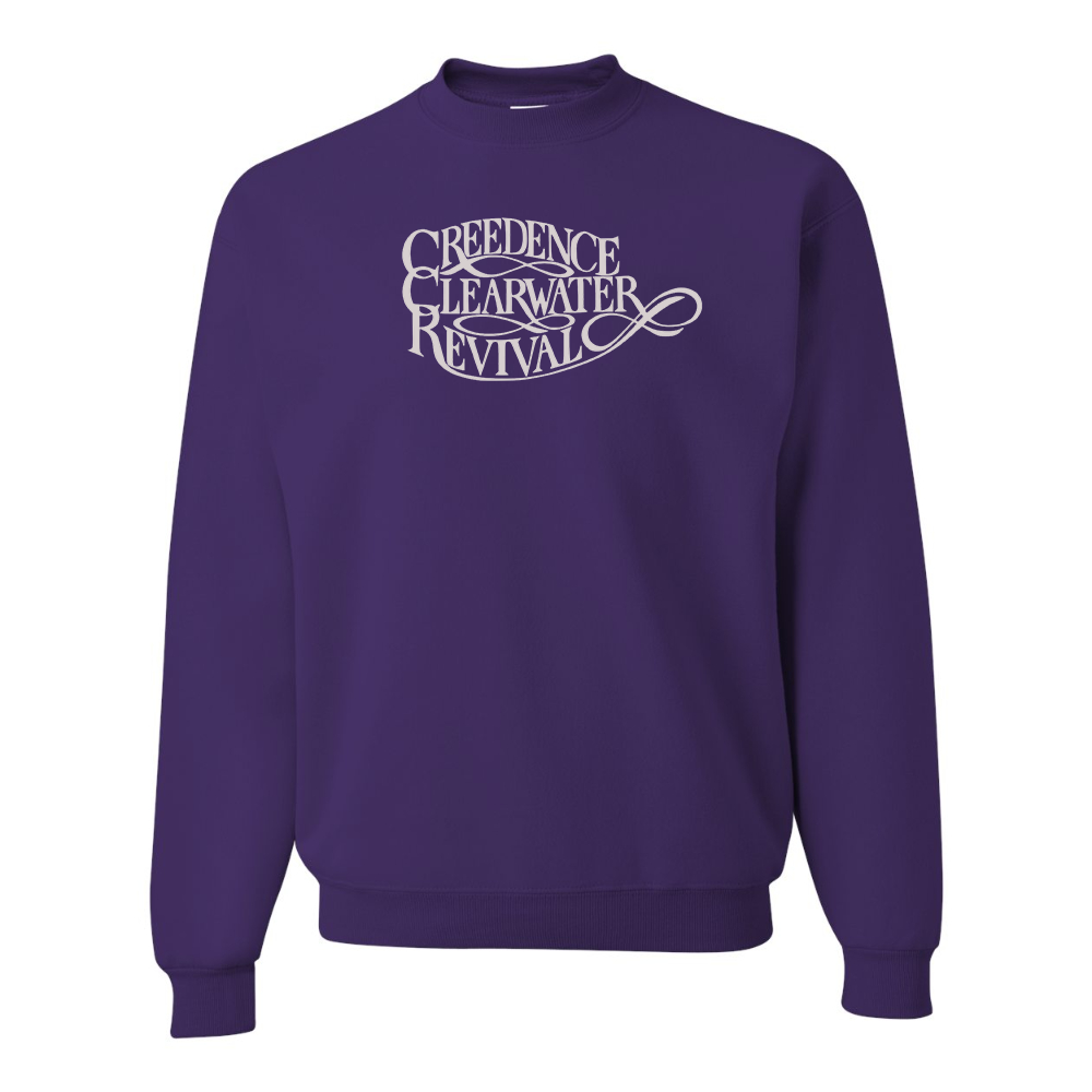 Men's Creedence Clearwater Revival JERZEES NuBlend Crewneck Sweatshirt