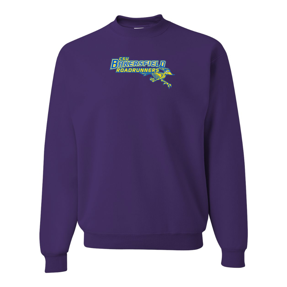 Men's  CSU-Bakersfield Roadrunners JERZEES NuBlend Crewneck Sweatshirt
