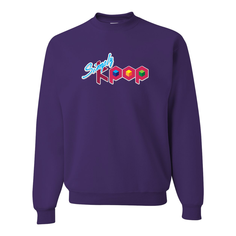 Men's  Simply Kpop JERZEES NuBlend Crewneck Sweatshirt