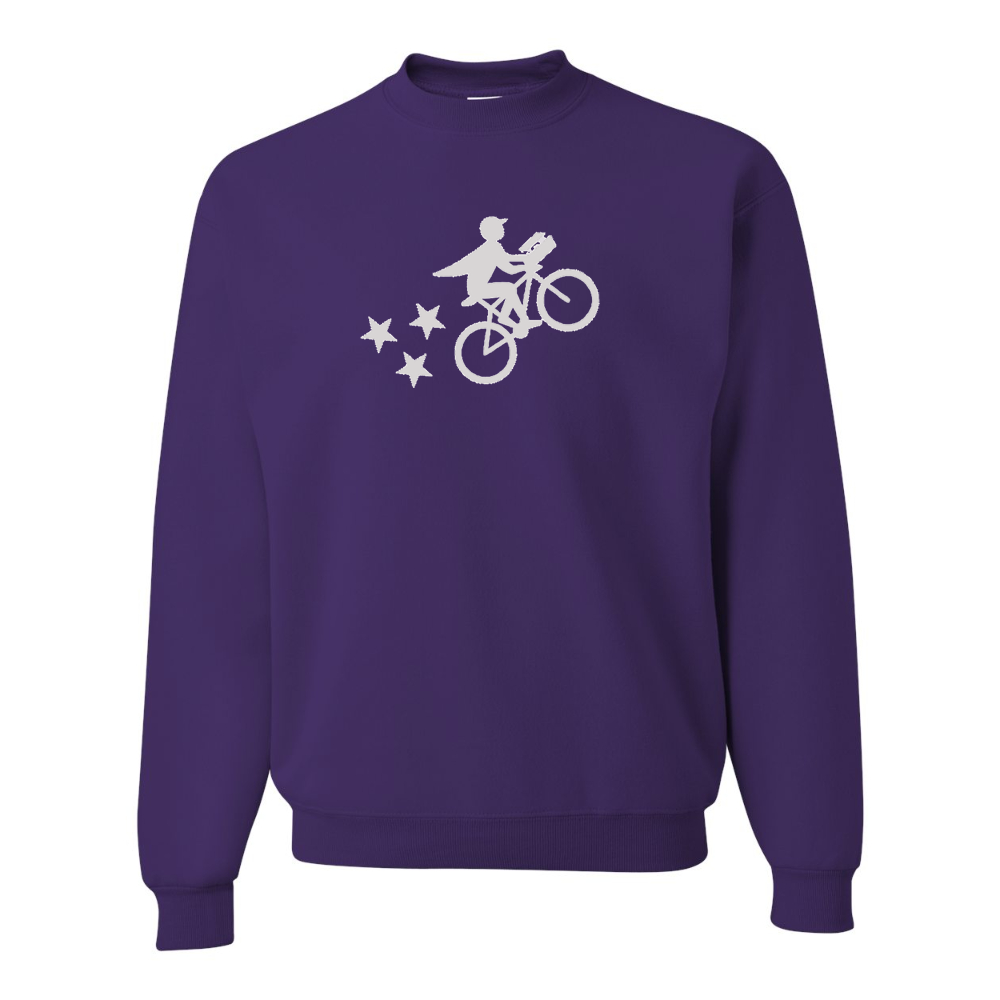 Men's  Postmates Bike JERZEES NuBlend Crewneck Sweatshirt