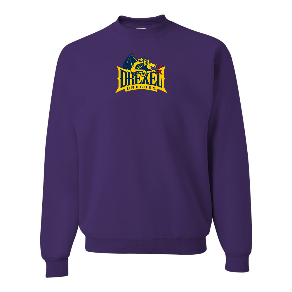 Men's  Drexel Dragons JERZEES NuBlend Crewneck Sweatshirt