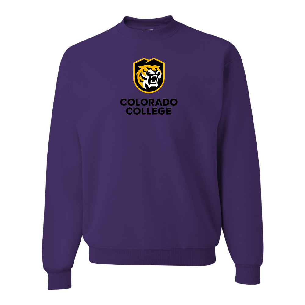 Men's  Colorado College Tigers JERZEES NuBlend Crewneck Sweatshirt