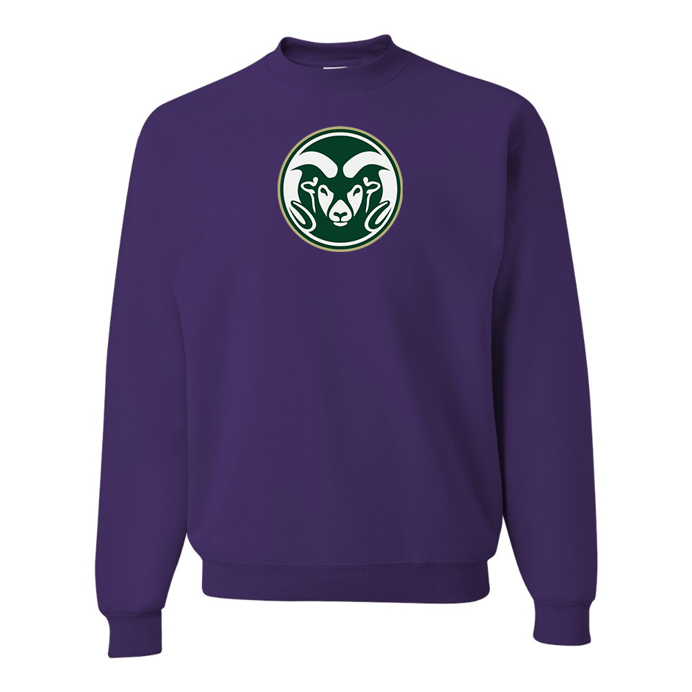 Men's  Colorado State Rams JERZEES NuBlend Crewneck Sweatshirt