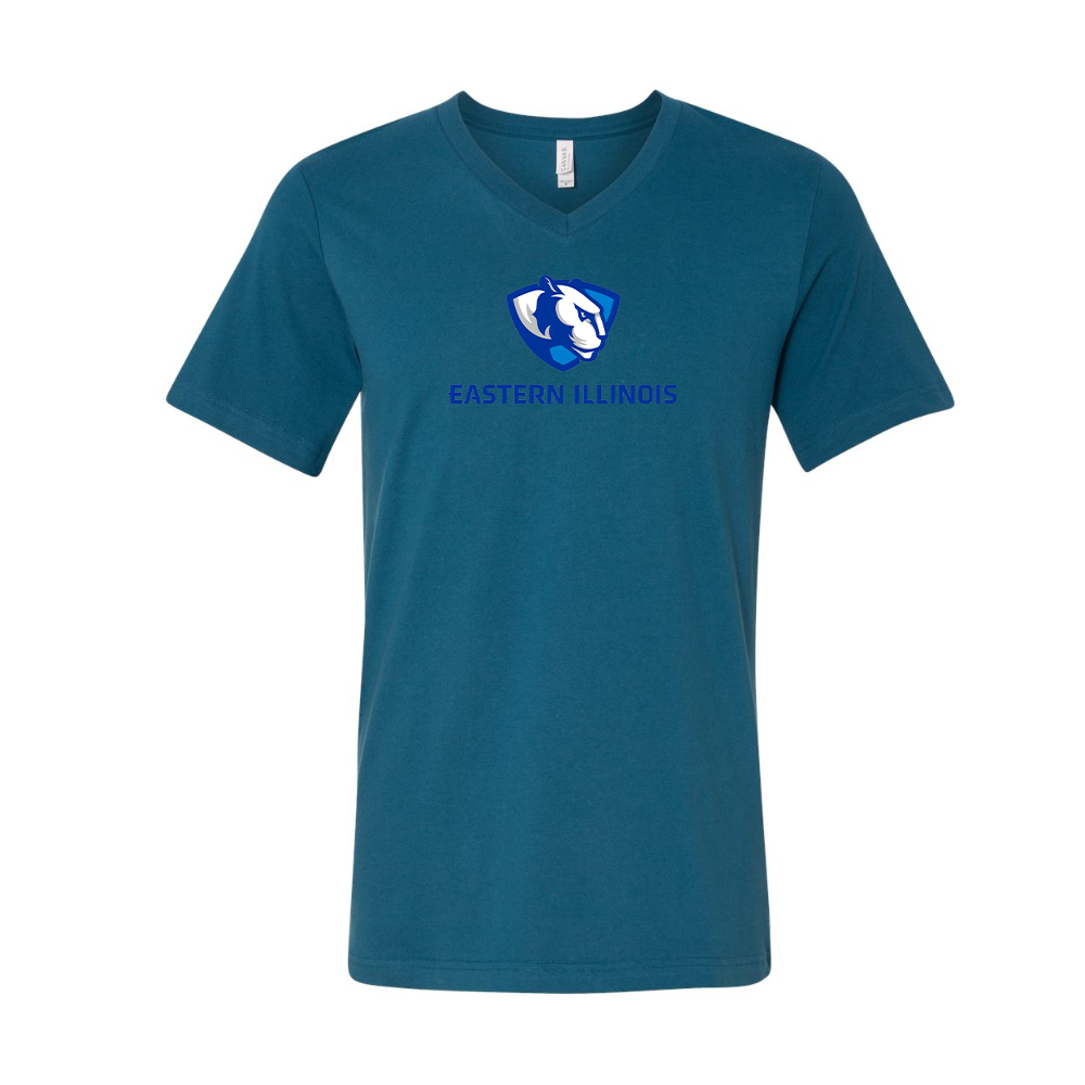 Eastern Illinois Panthers BELLA  CANVAS - Jersey V-Neck T-Shirt