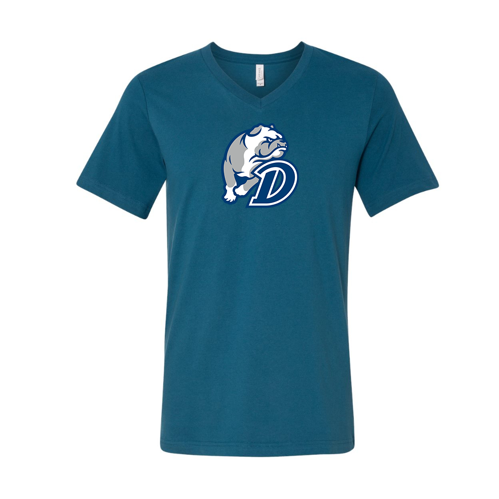 Drake Bulldogs BELLA  CANVAS - Jersey V-Neck T-Shirt