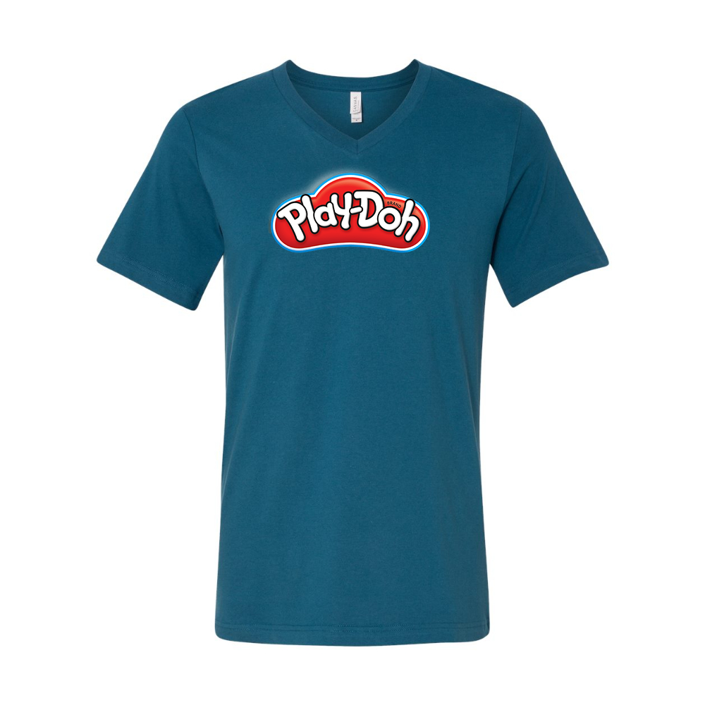 Play Doh BELLA  CANVAS - Jersey V-Neck T-Shirt