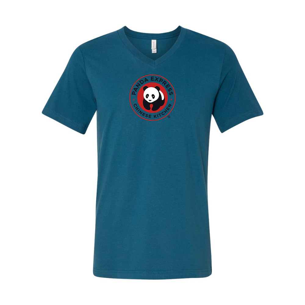 Panda Express BELLA  CANVAS - Jersey V-Neck T-Shirt