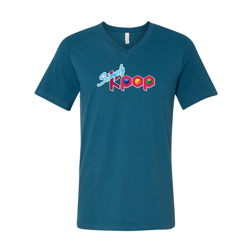 Simply Kpop BELLA  CANVAS - Jersey V-Neck T-Shirt