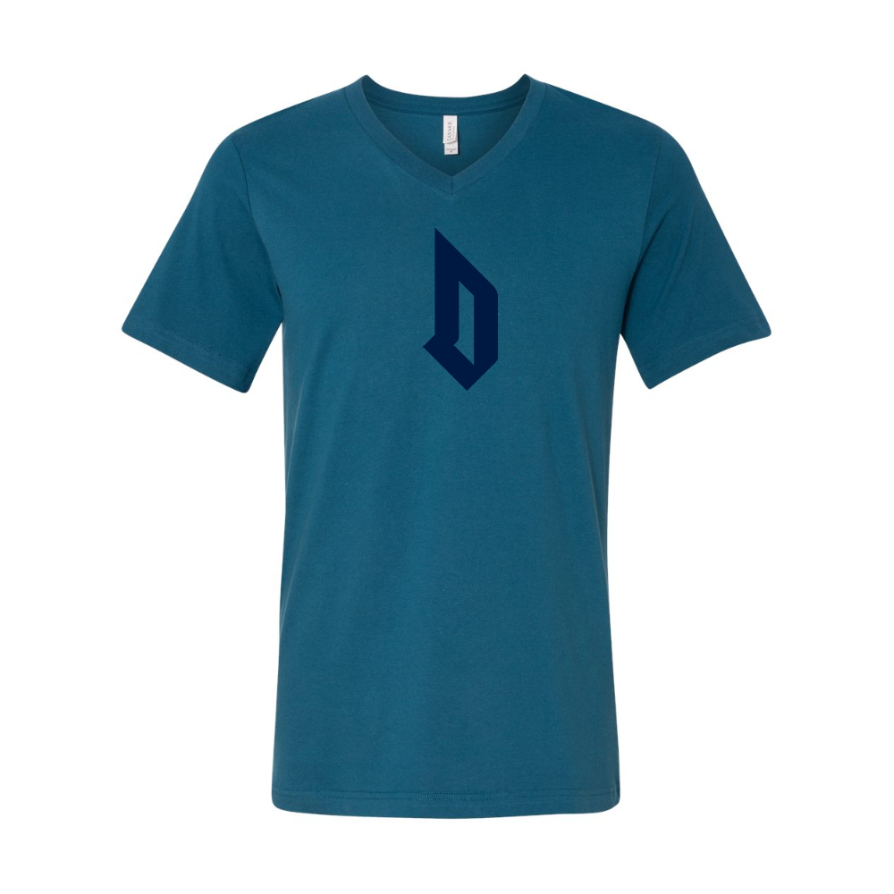Duquesne Dukes BELLA  CANVAS - Jersey V-Neck T-Shirt