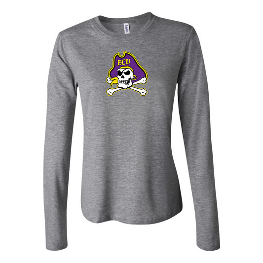 BELLA CANVAS  East Carolina Pirates Jersey Long Sleeve Tee
