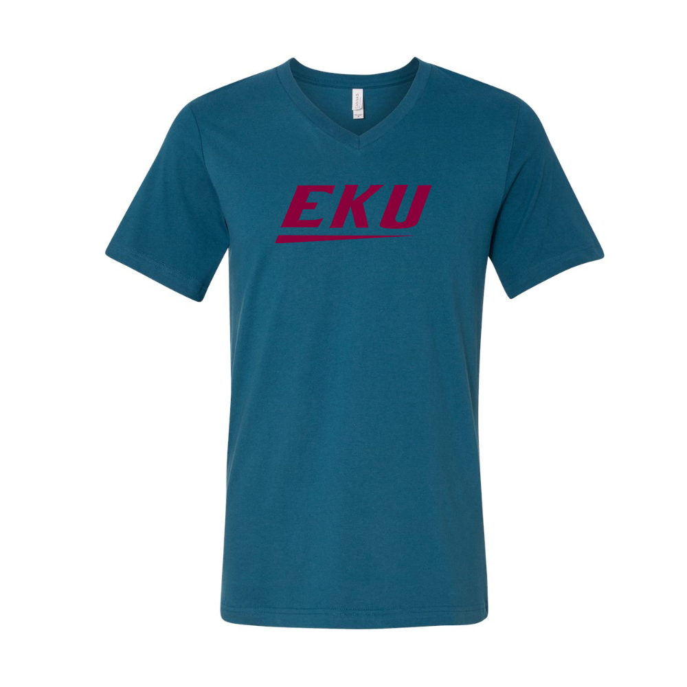 Eastern Kentucky Colonels BELLA  CANVAS - Jersey V-Neck T-Shirt