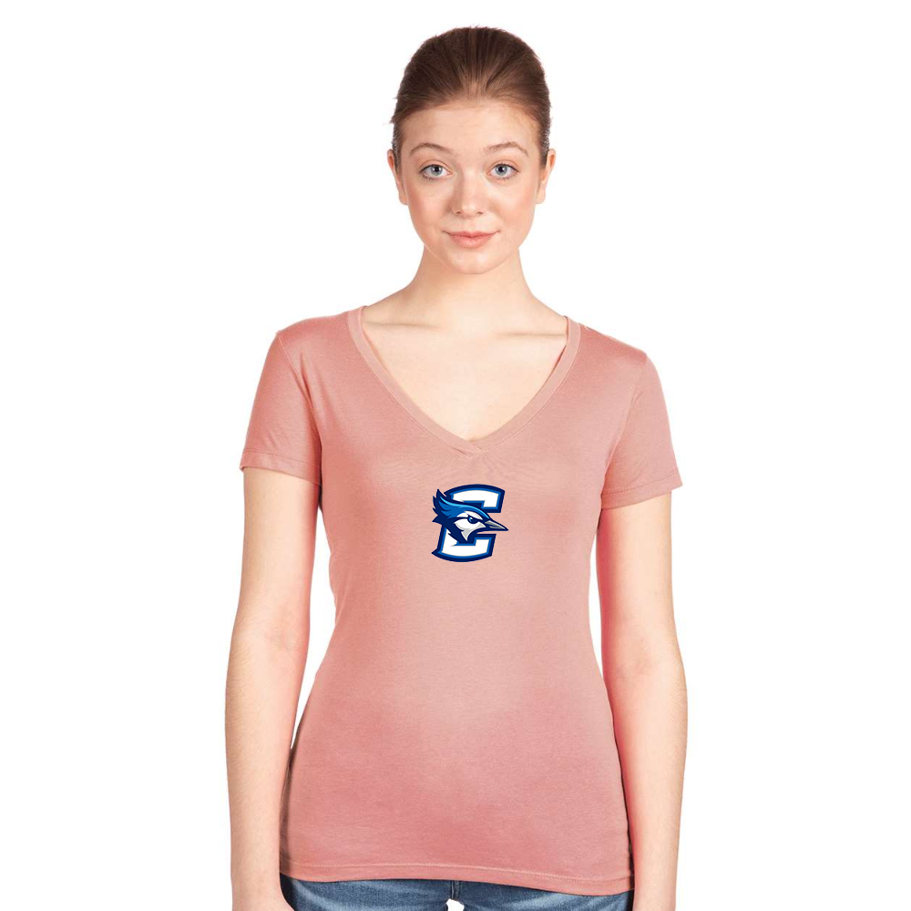 Women's  Creighton Bluejays Next Level V-Neck T-Shirt